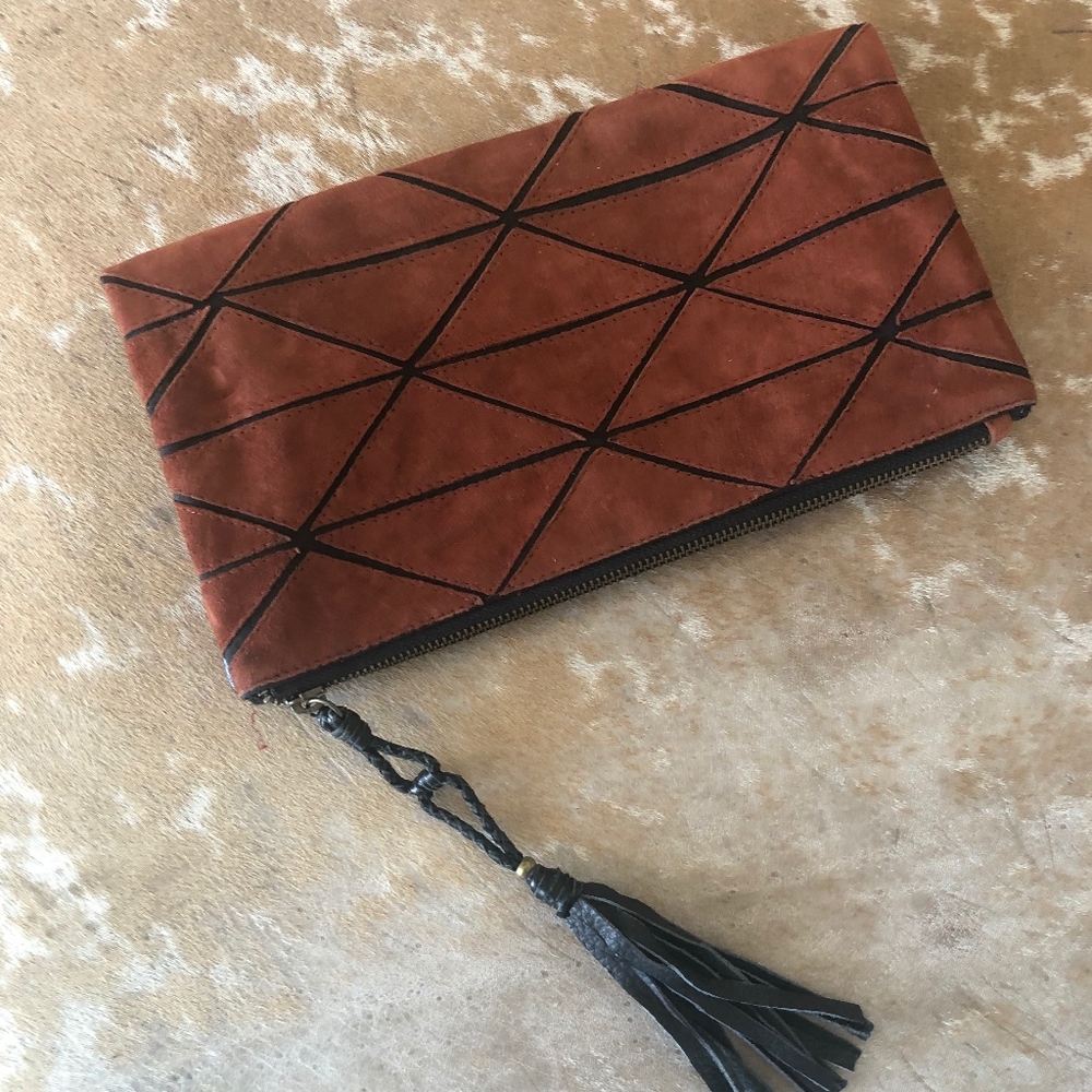 Cleobella Suede Clutch